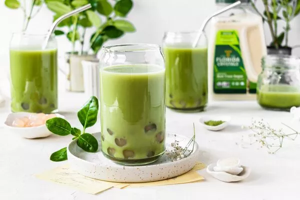 Green Tea Bubble Tea | Florida Crystals
