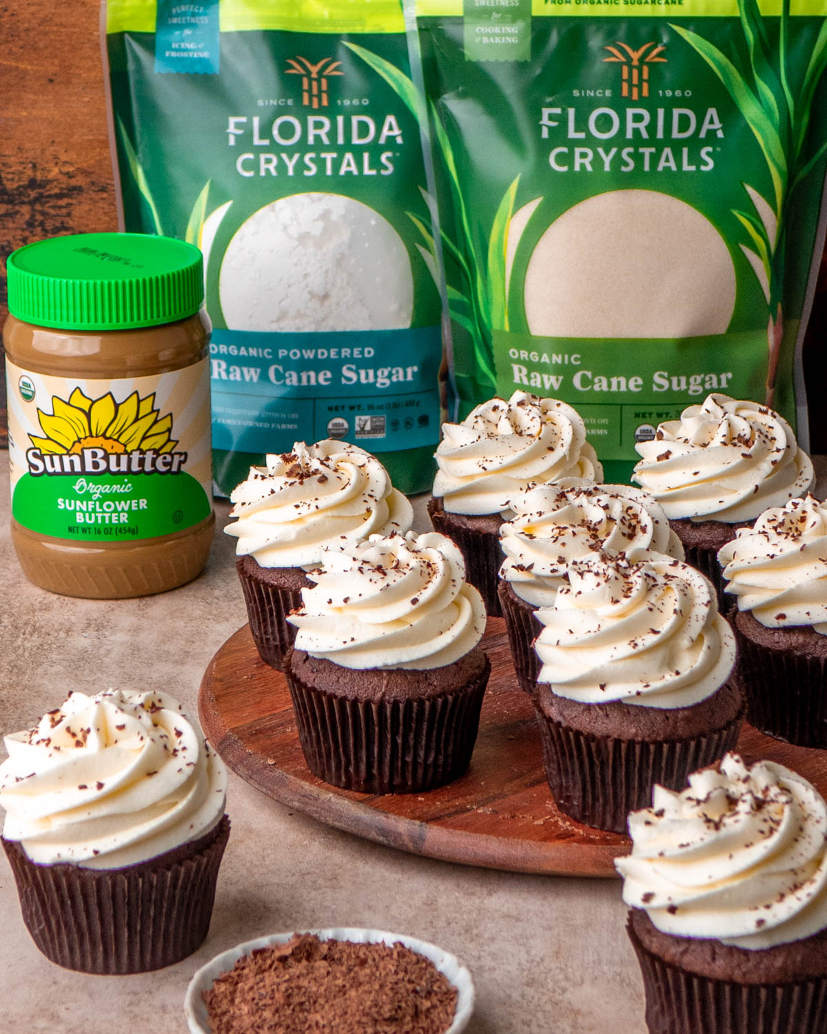 Chocolate Carrot Cake Cupcakes | Florida Crystals
