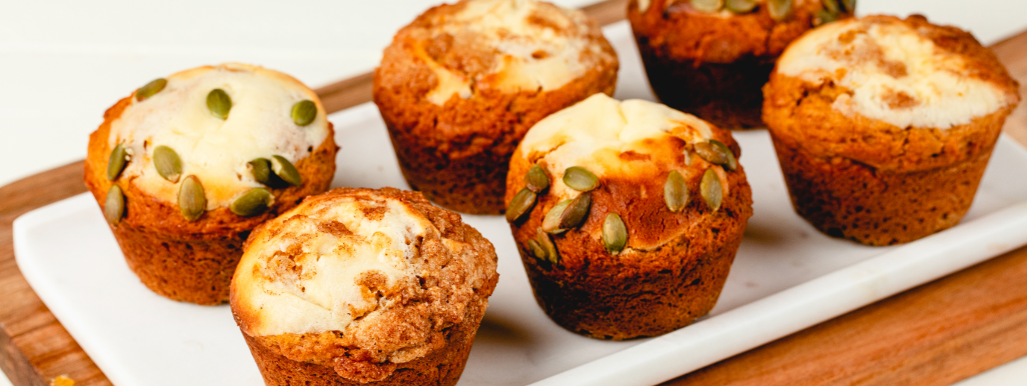 Vegan Pumpkin Cheesecake Muffins Florida Crystals