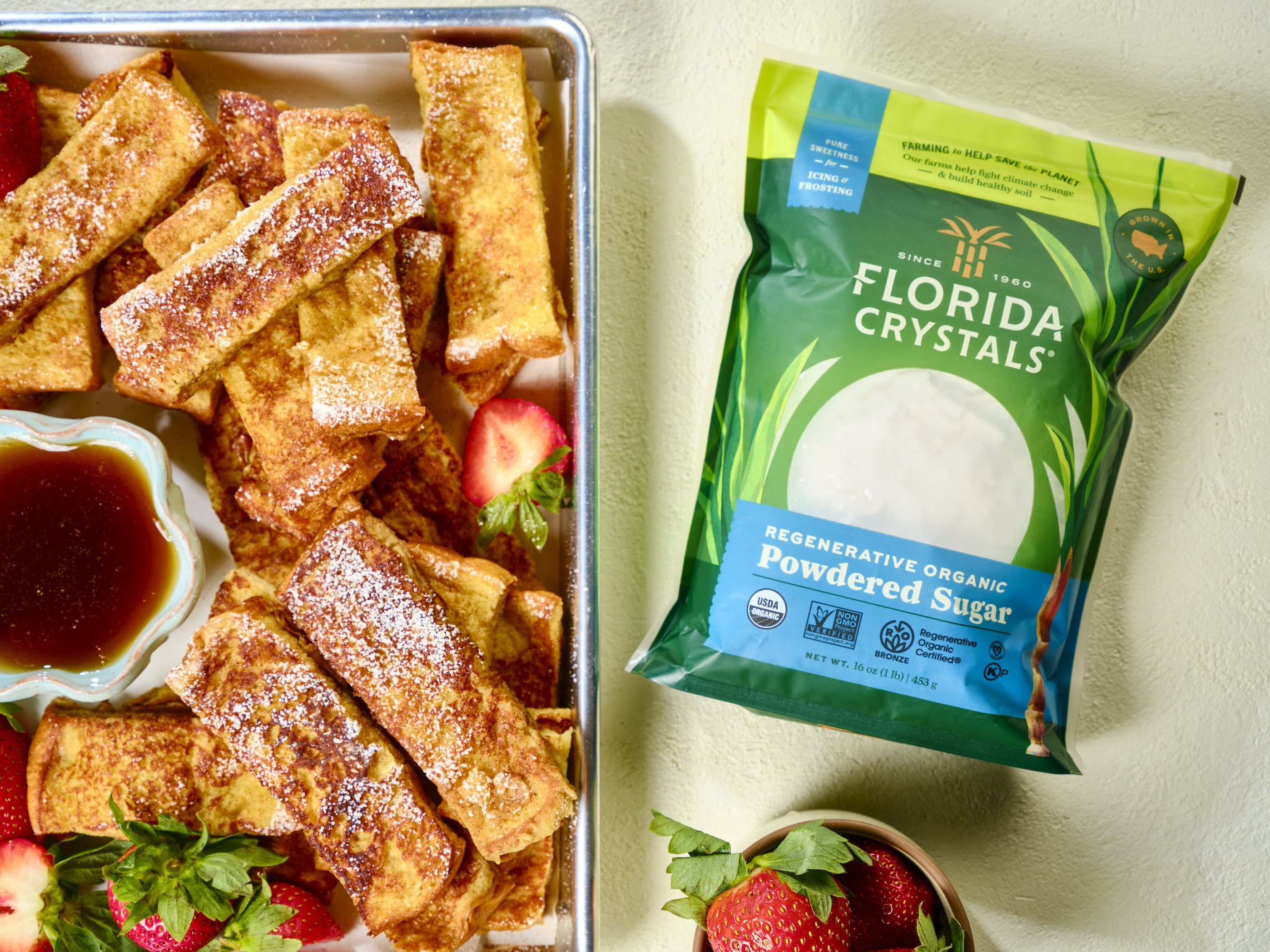 Dairy-Free French Toast Sticks | Florida Crystals